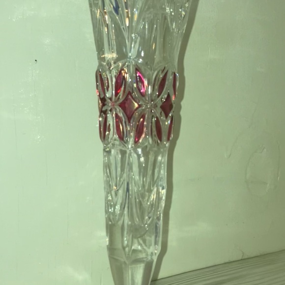 Rare Echt Bleikristall footed vase. - Picture 2 of 7